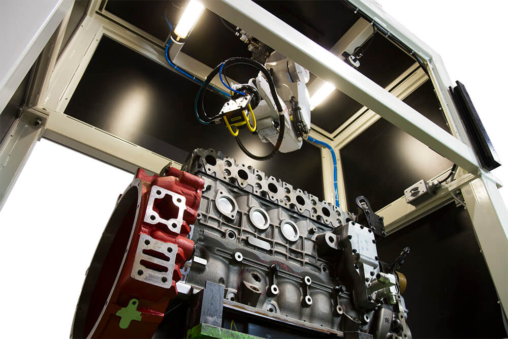Optimized Inspection Station Increases Engine Production