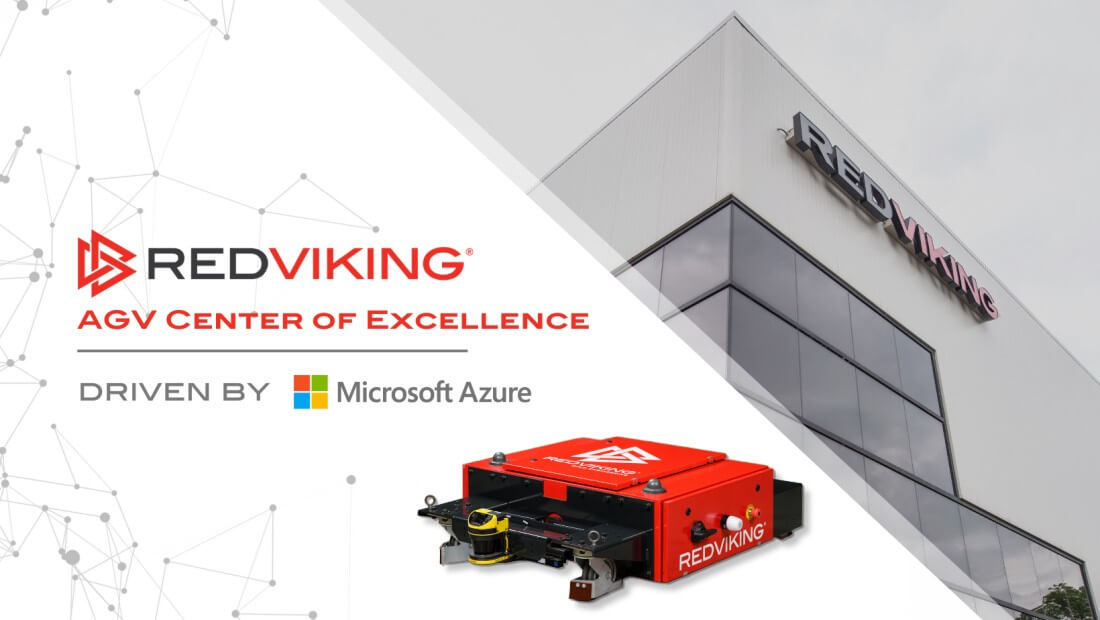 RedViking AGV Center of Excellence Facility to integrate Microsoft Azure for Industry 4.0 Automation Testing